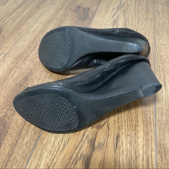 Tory Burch | Jolie Ballet Wedge w/ Small Logo | Leather w/ Patent Toe Size | 6.5 - Picture 4 of 8